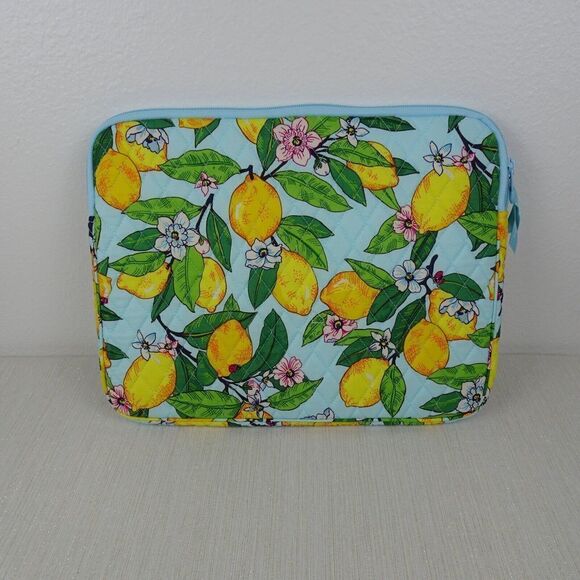 VERA BRADLEY Laptop Sleeve Case Factory Style LEMON GROVE Multicolor NWT $59 - Picture 4 of 6